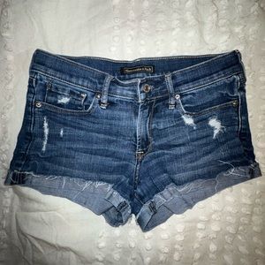 Abercrombie & Fitch Dark Wash Jean Shorts